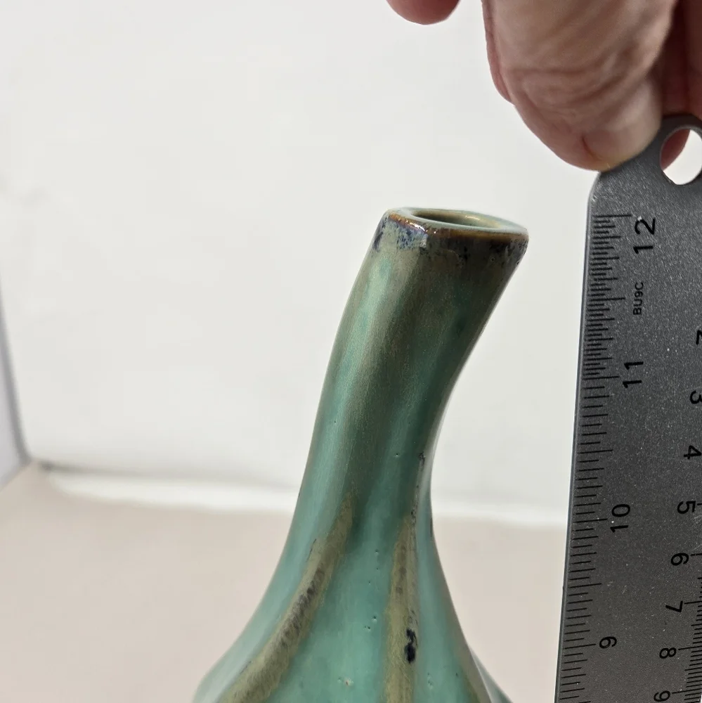 Uttermost Hasina Vase 19430 12x6 Pale Aqua Ceramic Glaze Home Decor Only